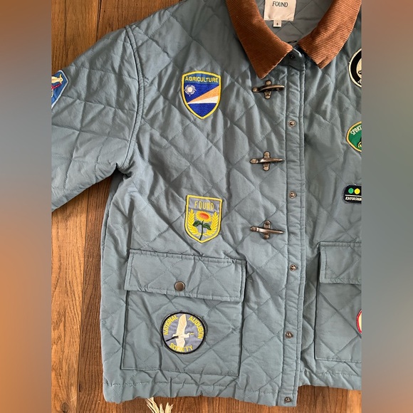 Found patchwork jacket- sz S - Picture 3 of 5